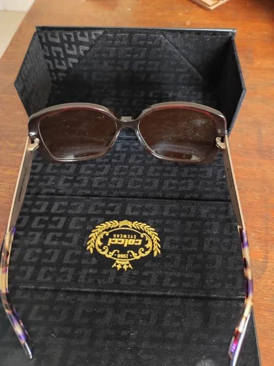 Óculos Colcci quadrado marrom espelhado original novo armação feminino  - Foto 3