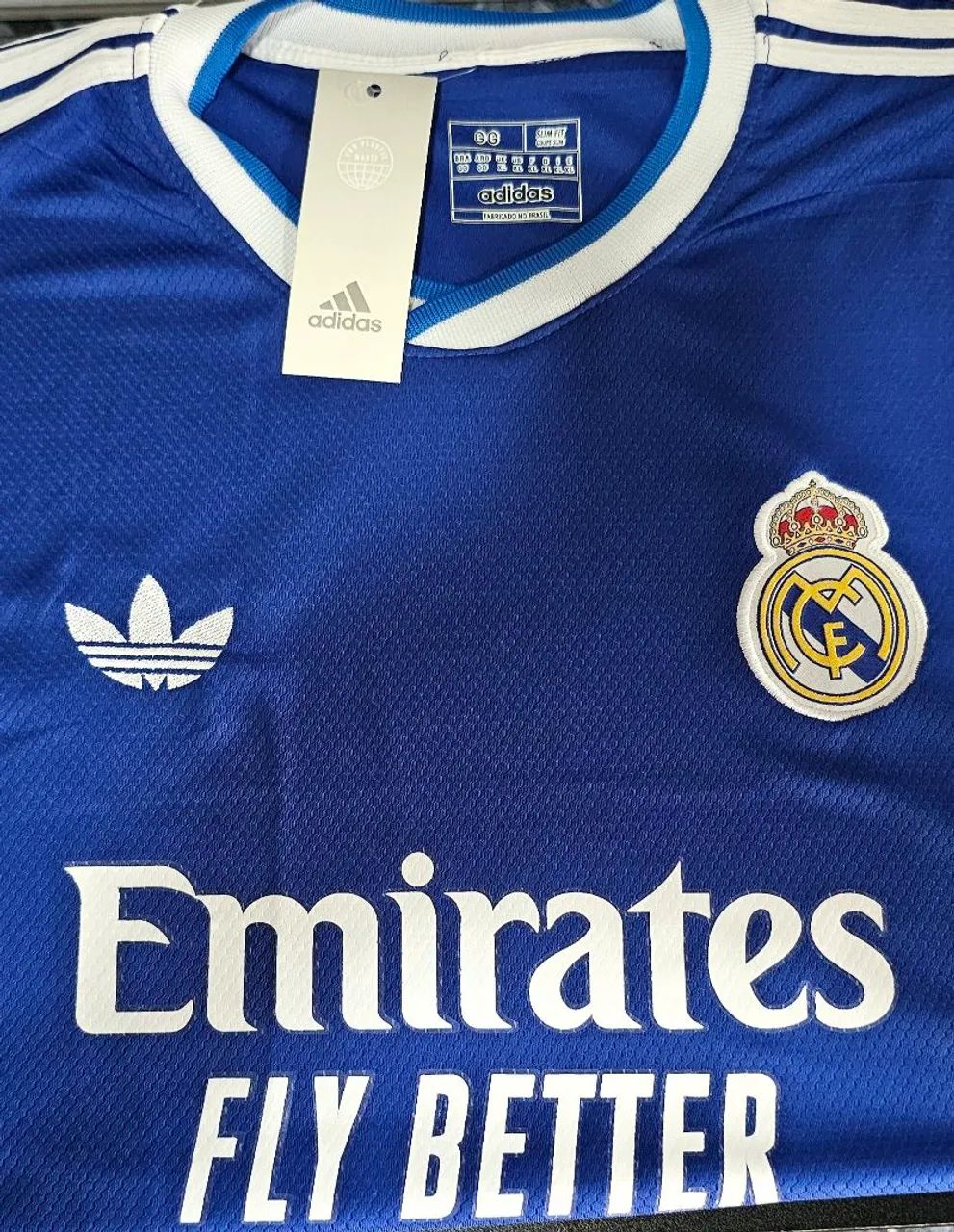 Camisa do Real Madrid 2025/26 Azul Primeira Linha Premium Promoção Black Friday  - Foto 2