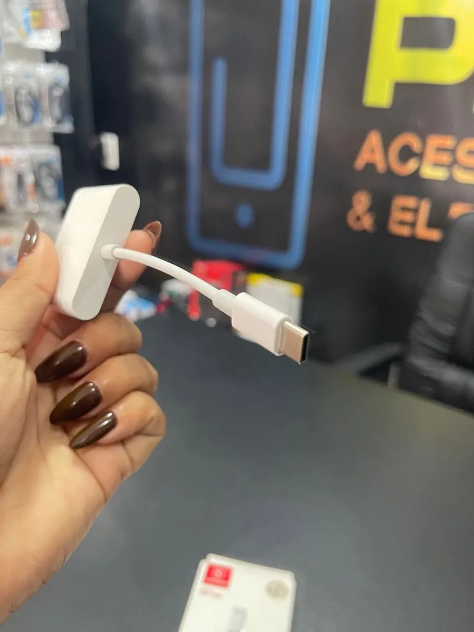 Adaptador Tipo C 3 em 1 para TF/SD/USB KA-1532 - Kapbom - Foto 3