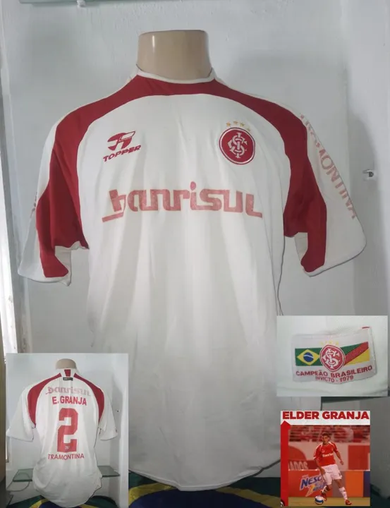 Camisa oficial internacional-RS 2003 de  jogo.