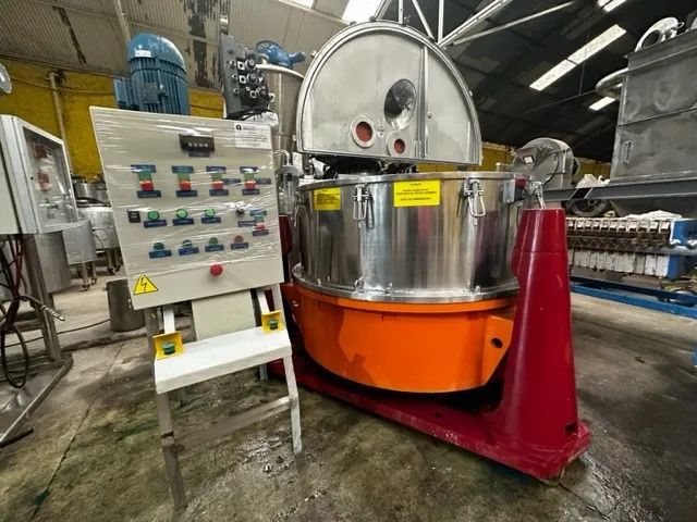 Centrifuga inox com descarga automatica 