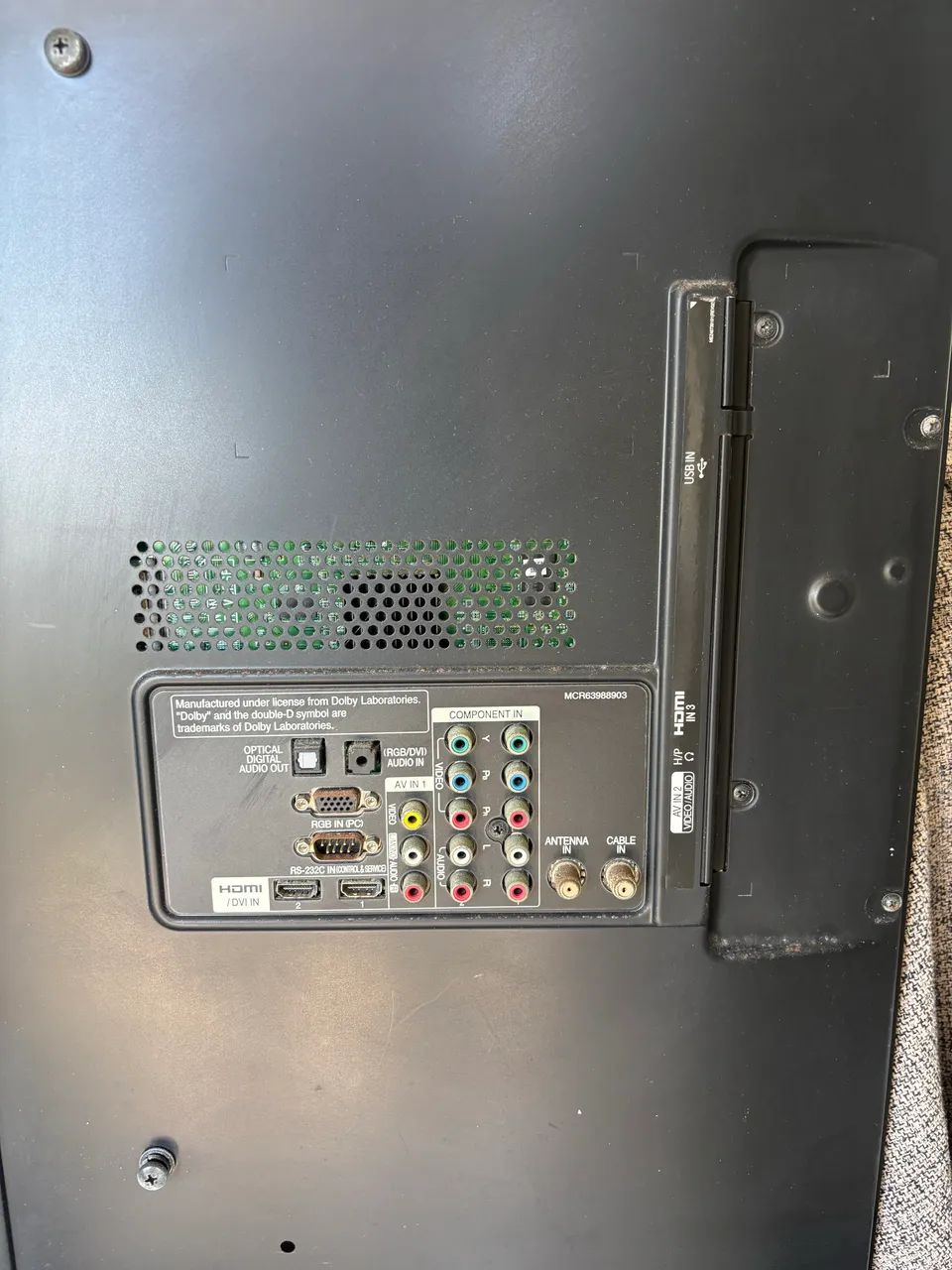 Vendo Tv De Led Lg 42lv3500 Com Base Seminova - Foto 3