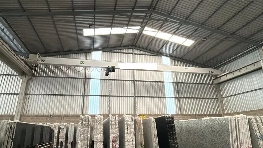 Ponte rolante de 5 ton - vão 20 mts