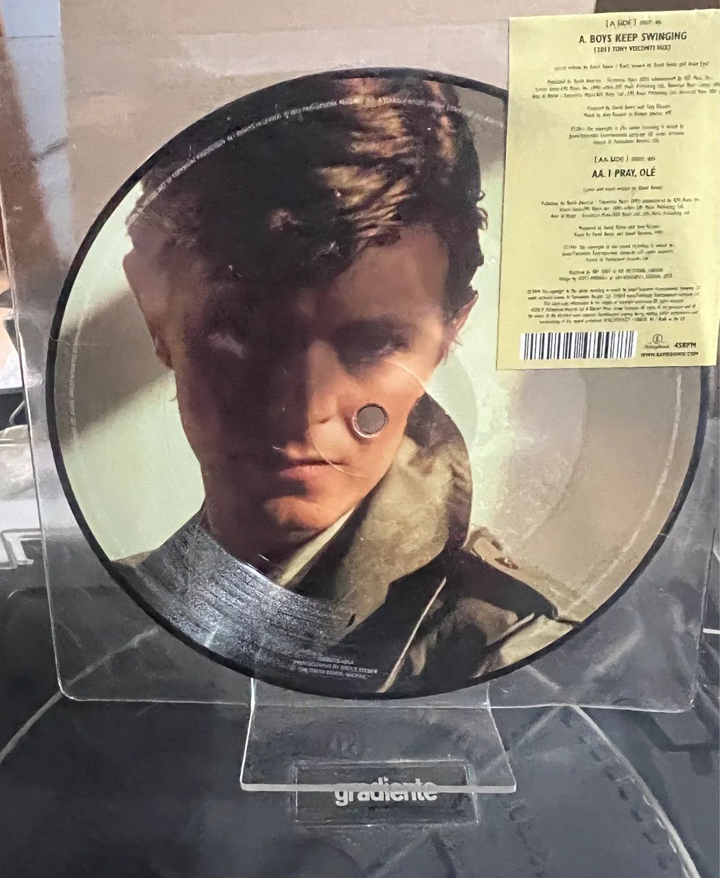 David Bowie - Boys Keep Swinging - Vinil Picture Disc 7 polegadas - Novo - Lacrado  - Foto 4