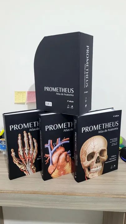 Atlas de Anatomia Prometheus - 4ª ed 3 livros