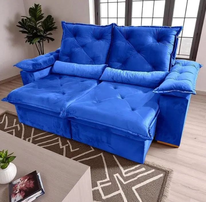 Luxuoso sofá retrátil e Reclinável em promoção  - Foto 2