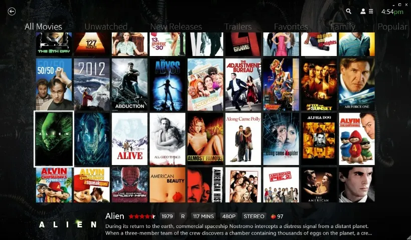 Emby Filmes, Séries e TV