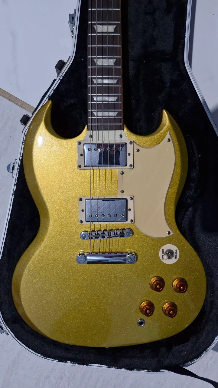 Guitarra Epiphone SG Gold Top