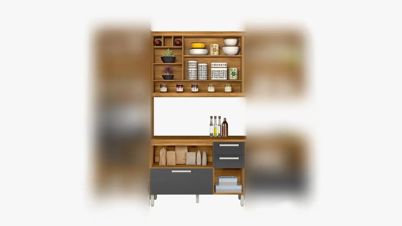 INSTA @TUDO_MOVEIS COMPOSIÇÃO BURGUESA "A" - 2 PEÇAS - 100%MDF - Foto 3