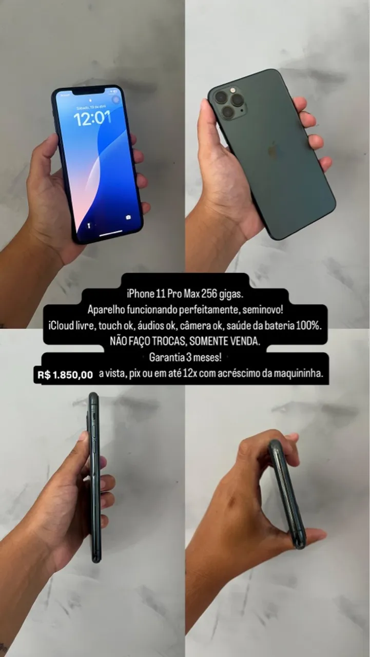 IPhone 11 Pro Max 256gigas