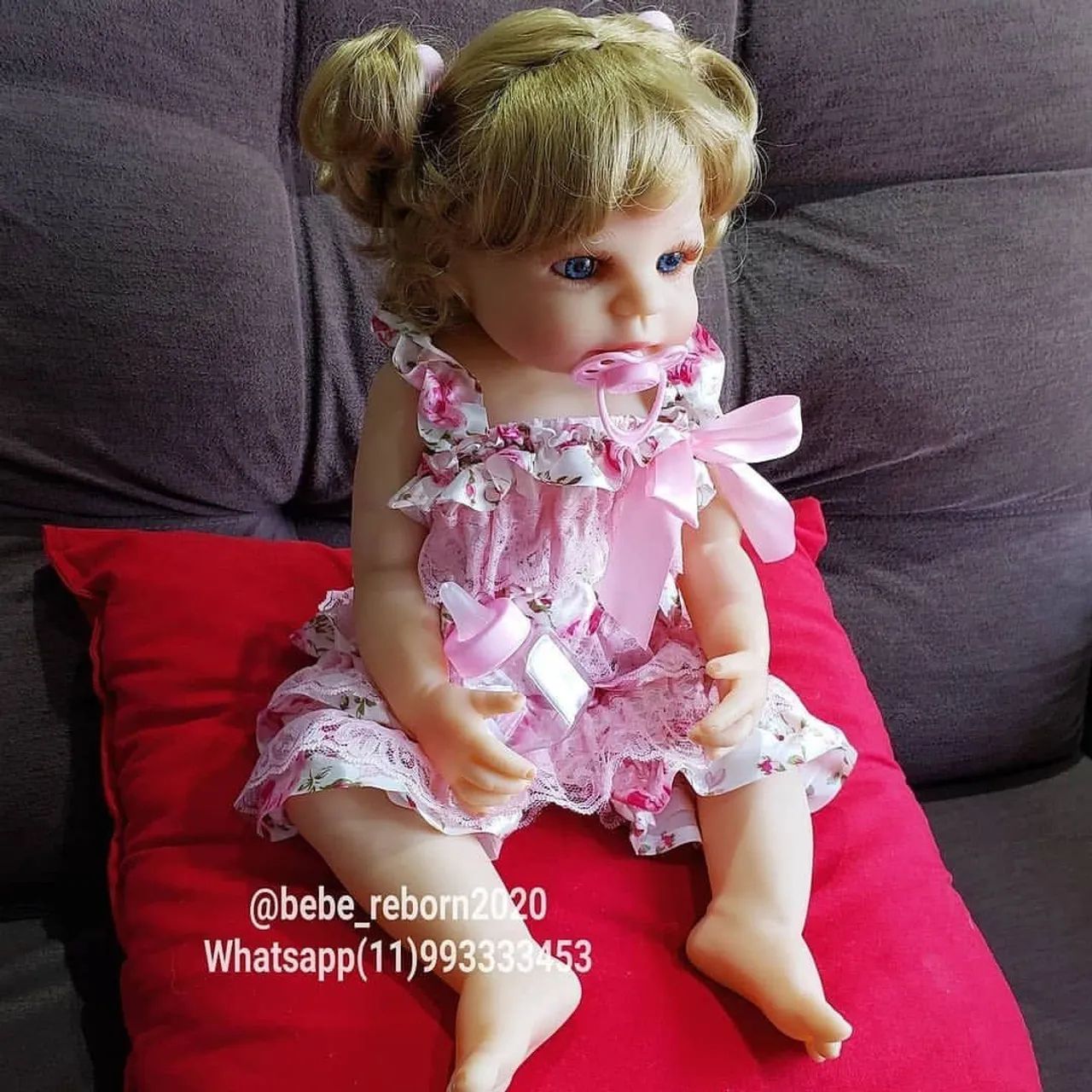 Boneca Reborn loira - Foto 5