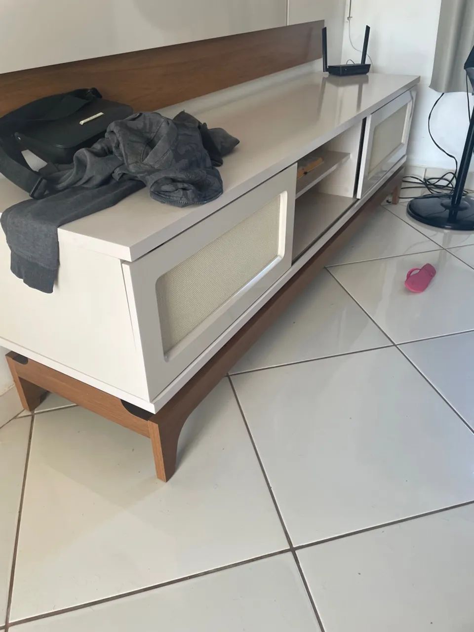 Painel para TV com Rack - Sala de Estar - Foto 4