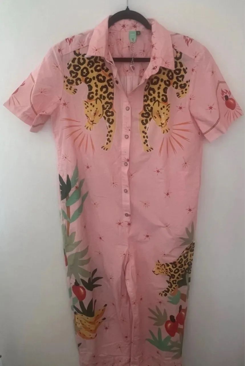 Macacão estampado feminino Farm P - Foto 2