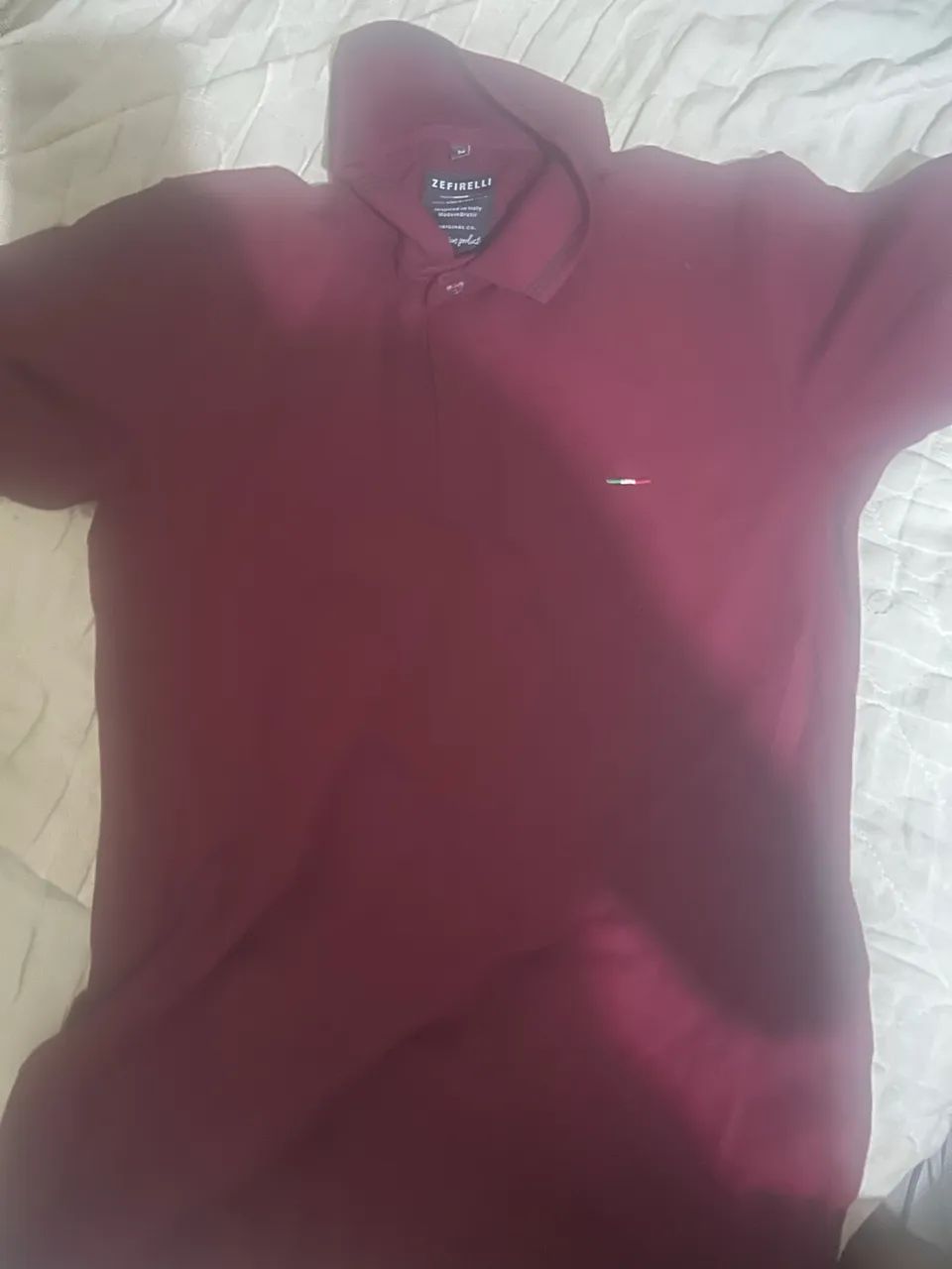 camiseta polo vinho zefirelli, Nova. 