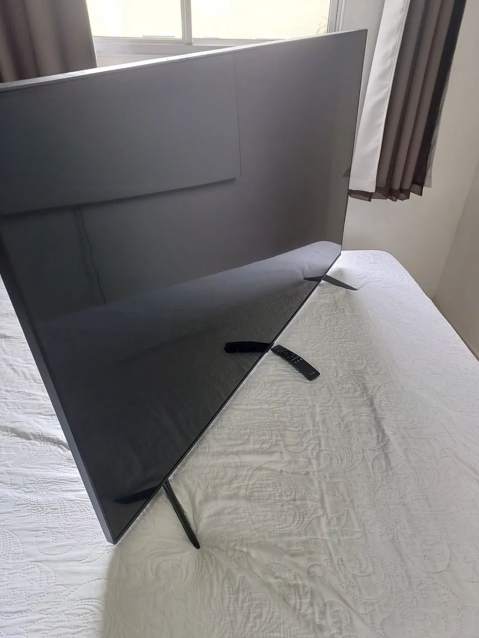 TV Samsung 55 Pol. 4K  Tela Trincada - Foto 3