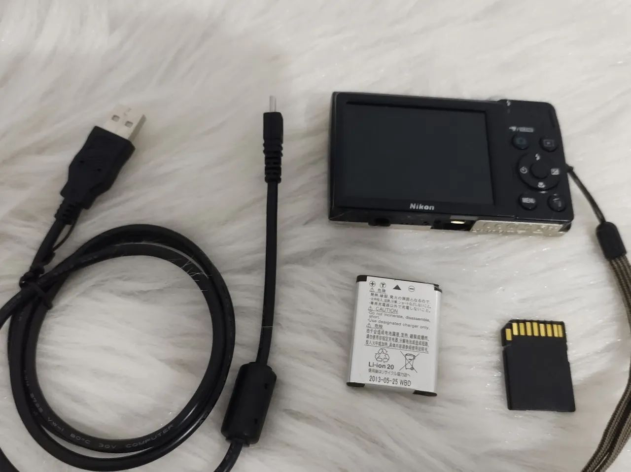 Câmera Nikon coolpix 12MP Cinza prateado - Foto 5