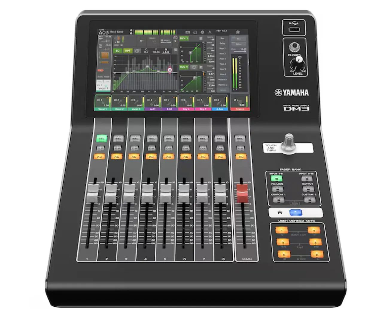 Mesa de Som Yamaha DM3 com Dante 