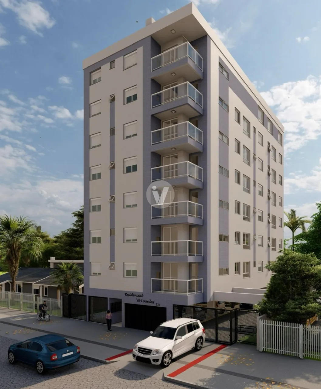 Apartamento 2 quartos, com suíte e garagem, Camobi