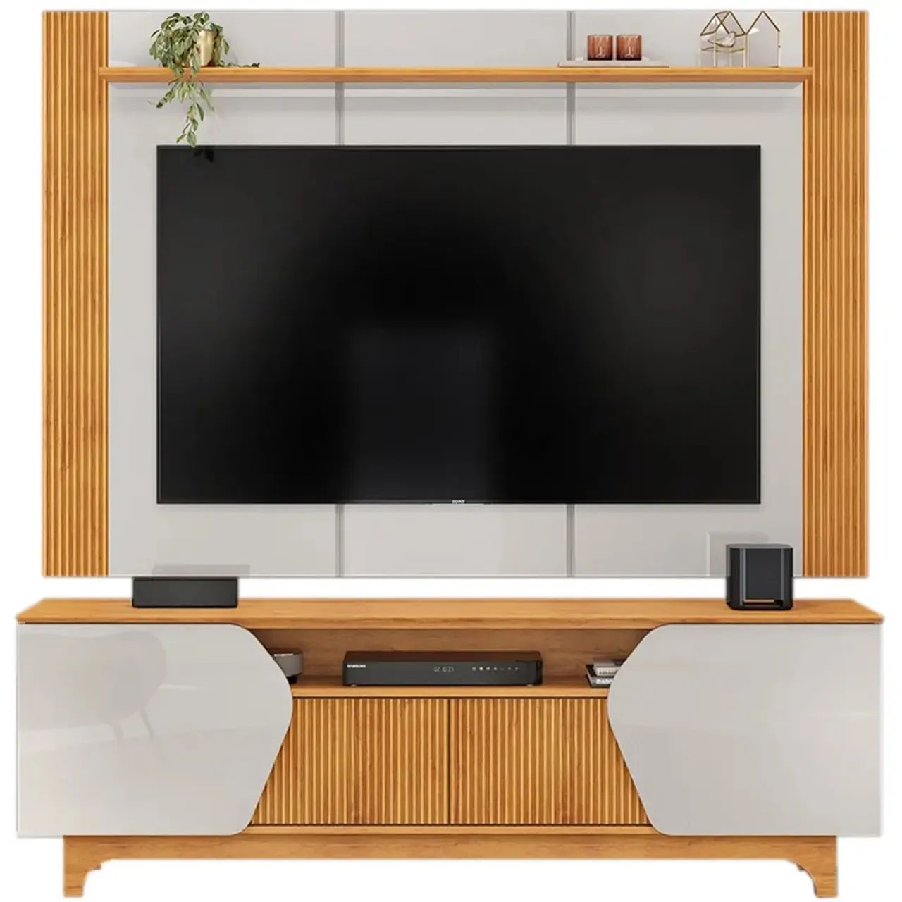 Rack com Painel Helo para Tv Até 60 Polegadas 4 Portas- Entrega Rápida - Foto 4