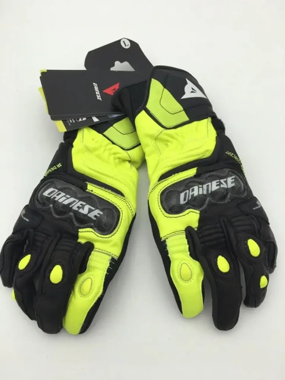 Luvas Fluor Dainese Carbon 3 Long Motociclista