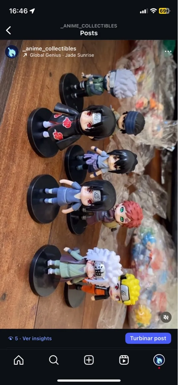 Naruto Figura Anim Gaara Itachi Coleção Modelo Ornamentos De Mesa Presentes