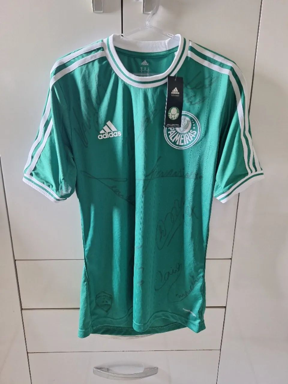 Camisa Adidas Formotion (Jogador) Palmeiras 2013 Original com Assinaturas 