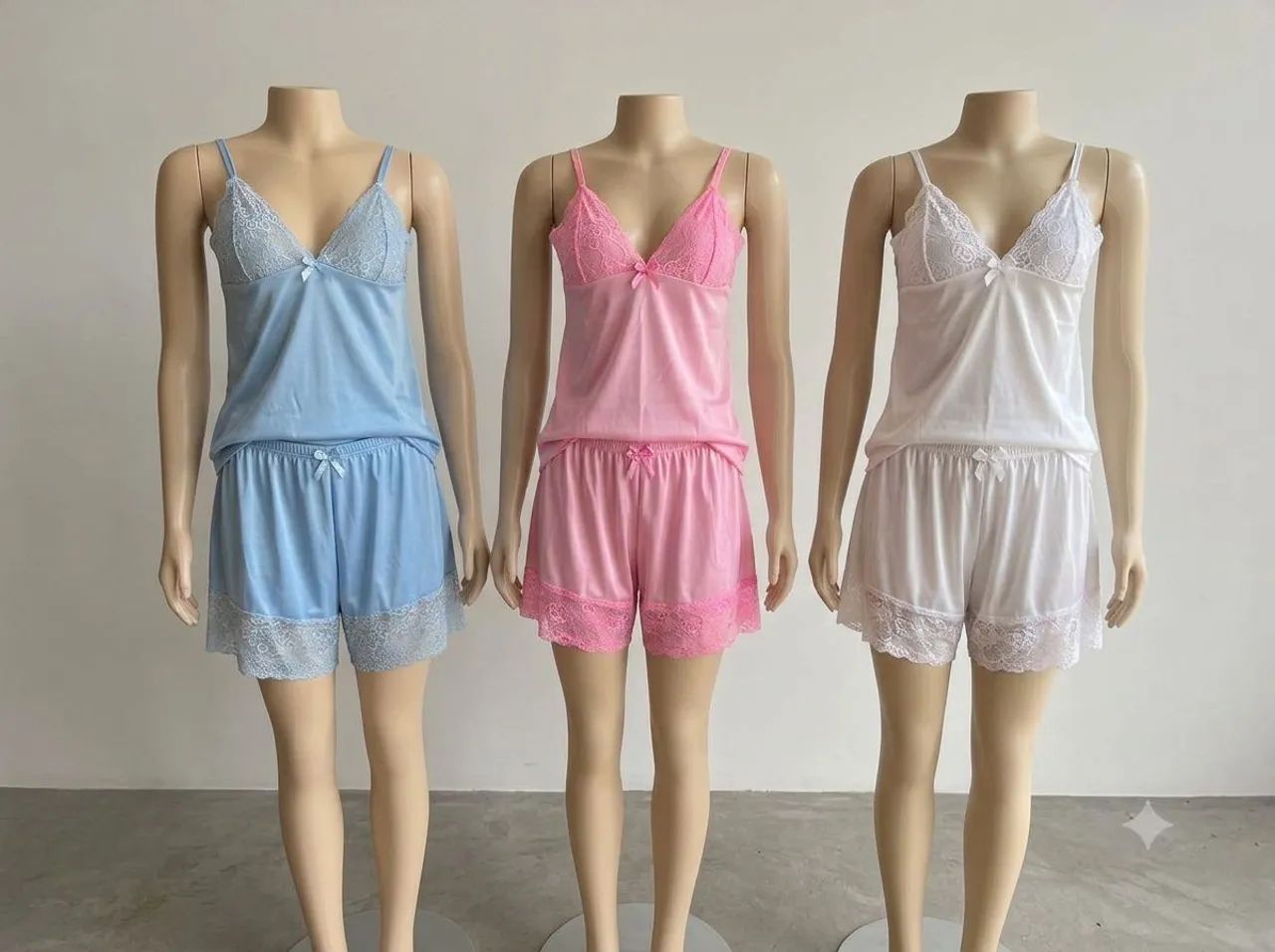 Kit 3 Baby Dool Feminino 
