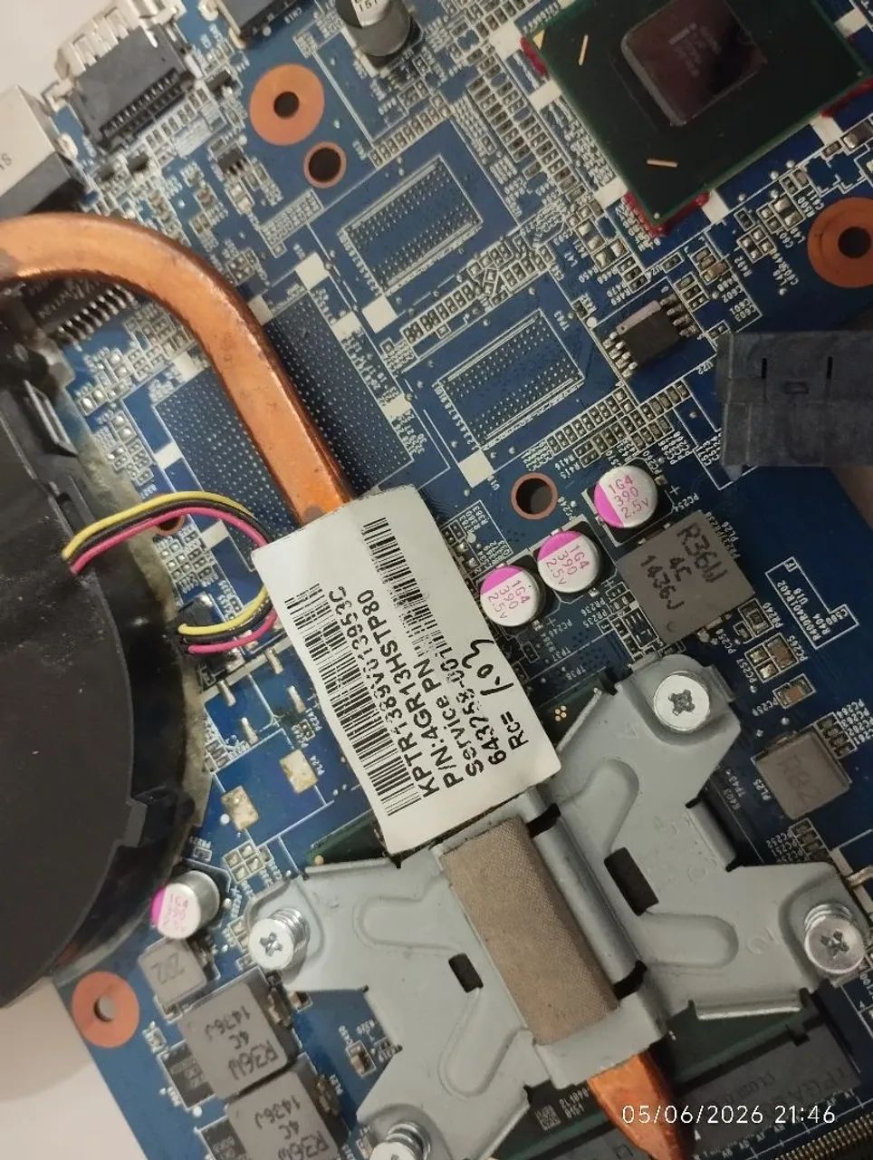 Placa de notebook-  USADO PEÇA EMBALADA LEIA O ANÚNCIO  - Foto 3