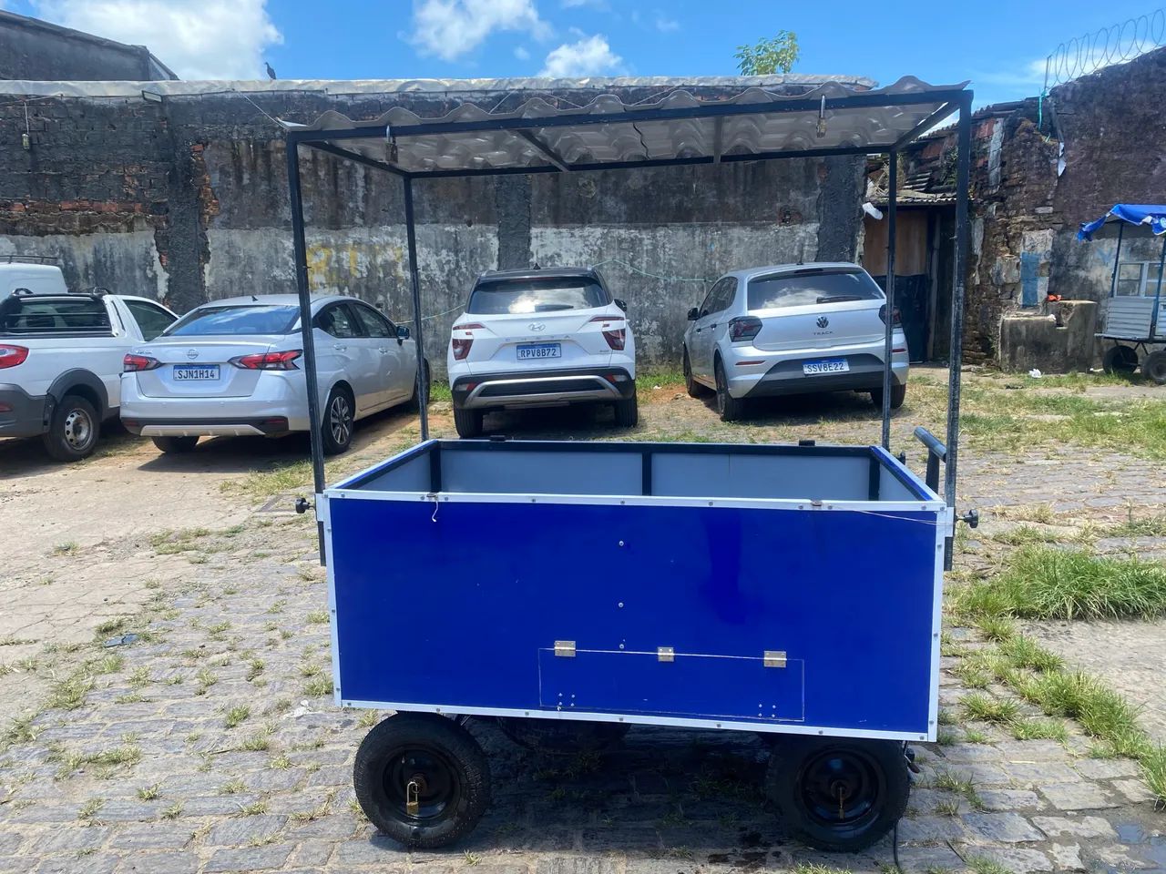 Carro prancha/ Burrinha/carro para trabalhar  - Foto 3