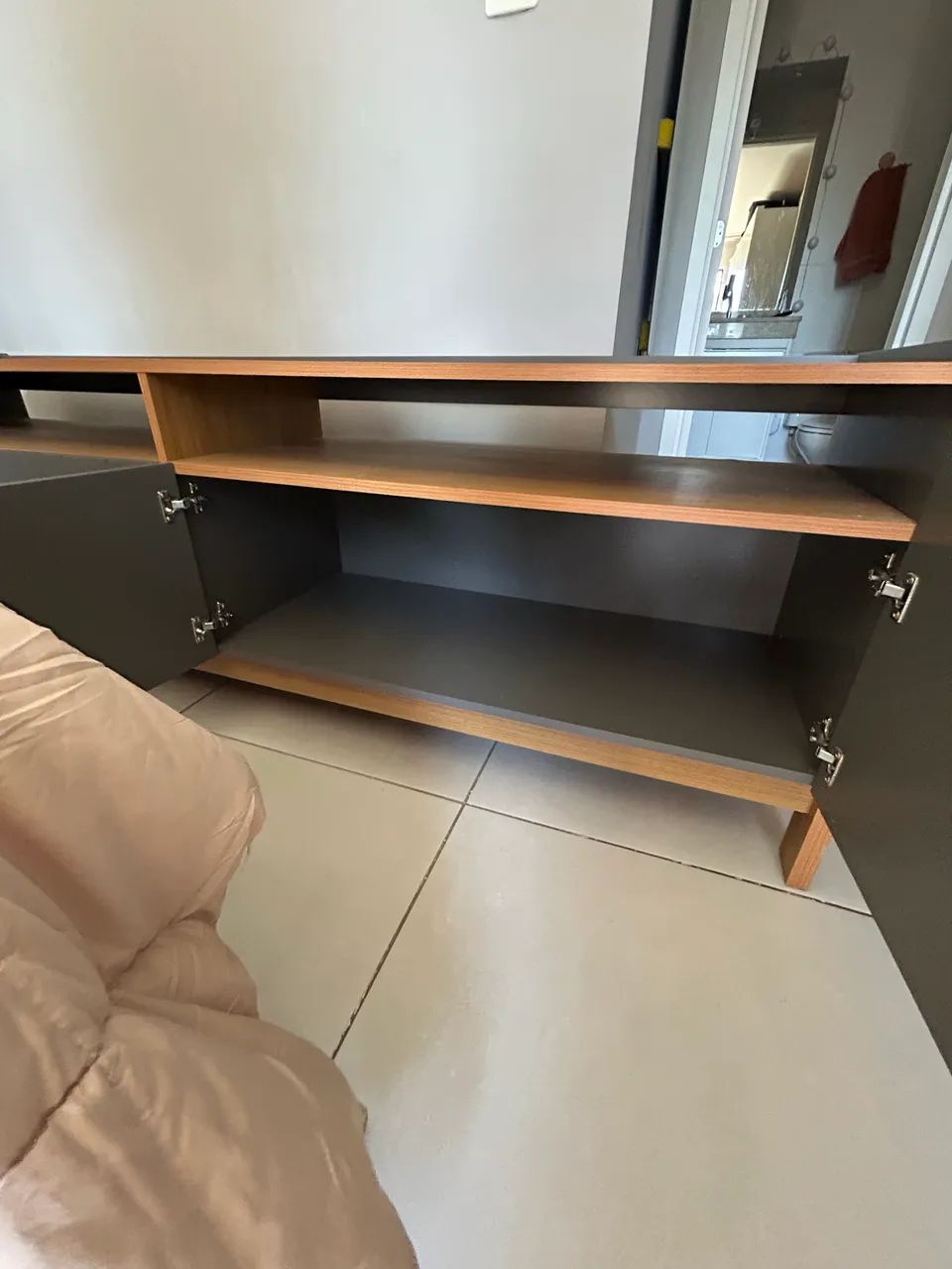 Rack de MDF cinza - Foto 5