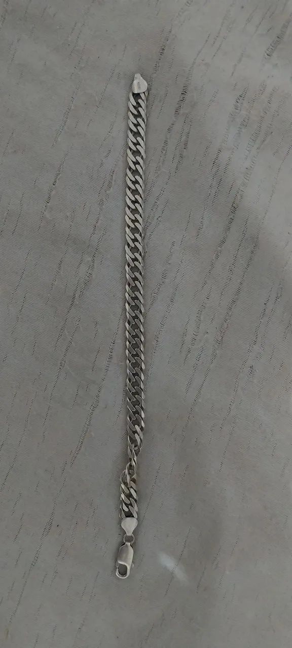 Cordão e pulseira de prata  - Foto 4