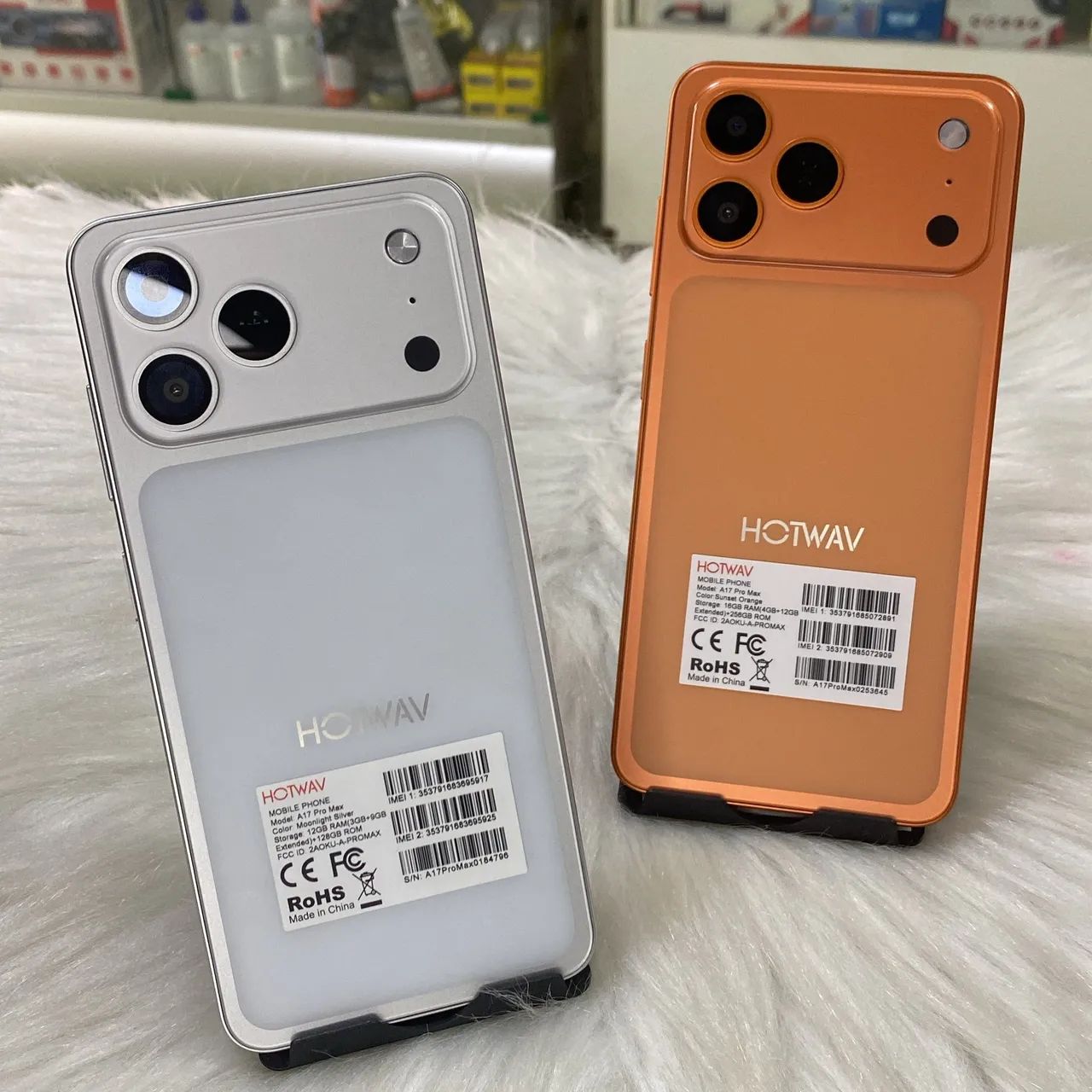Tenho hotwav A17 PRO Max e A18 PRO MAX disponível 