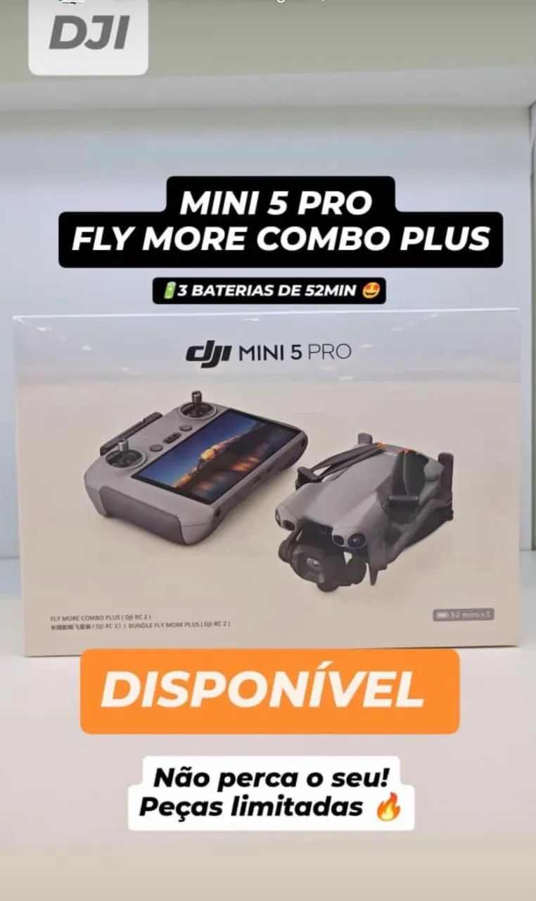 DRONE DJI MINI 5 PRO COMBO FLY MORE PLUS