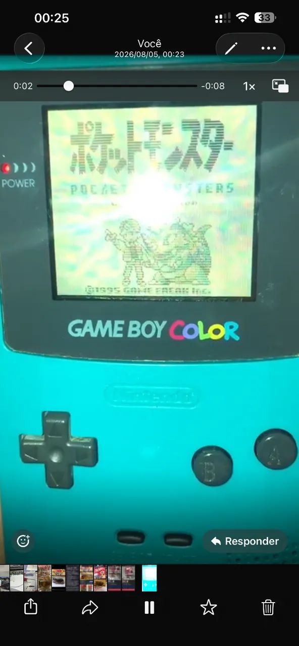 GAME BOY COLOR ORIGINAL NINTENDO - TURQUESA - Foto 3