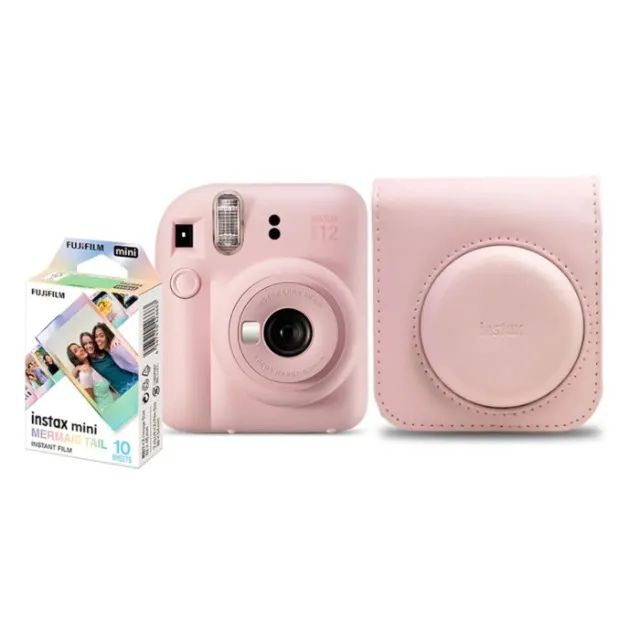 Kit Câmera Instax Mini 12 com Bolsa e 10 filmes - Fujifilm