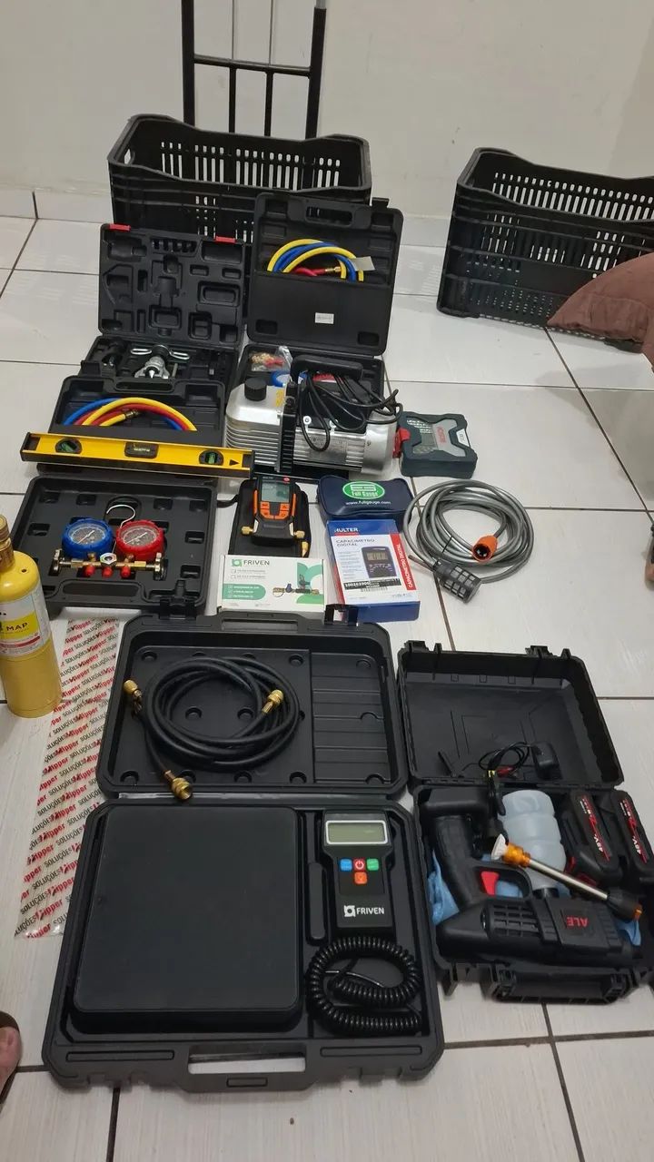 Ferramentas para instalador de ar condicionado 