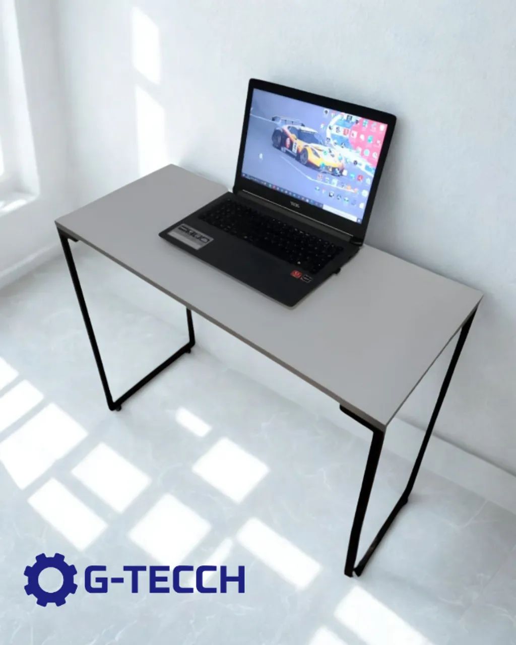 Mesa Industrial NOVA Birô Multiuso para escritório Notebook Computador de Estudo Gamer - Foto 2