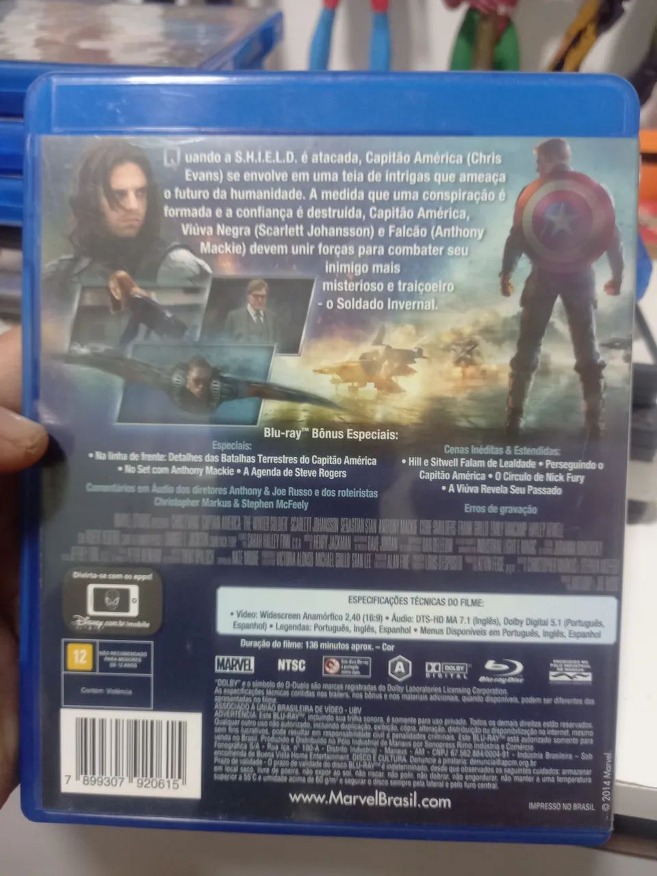 BLU RAY  CAPITÃO AMÉRICA 1 E 2 - Foto 3