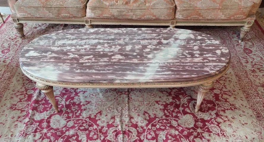 Sofa poltronas e mesinhas em marmore  - Foto 4