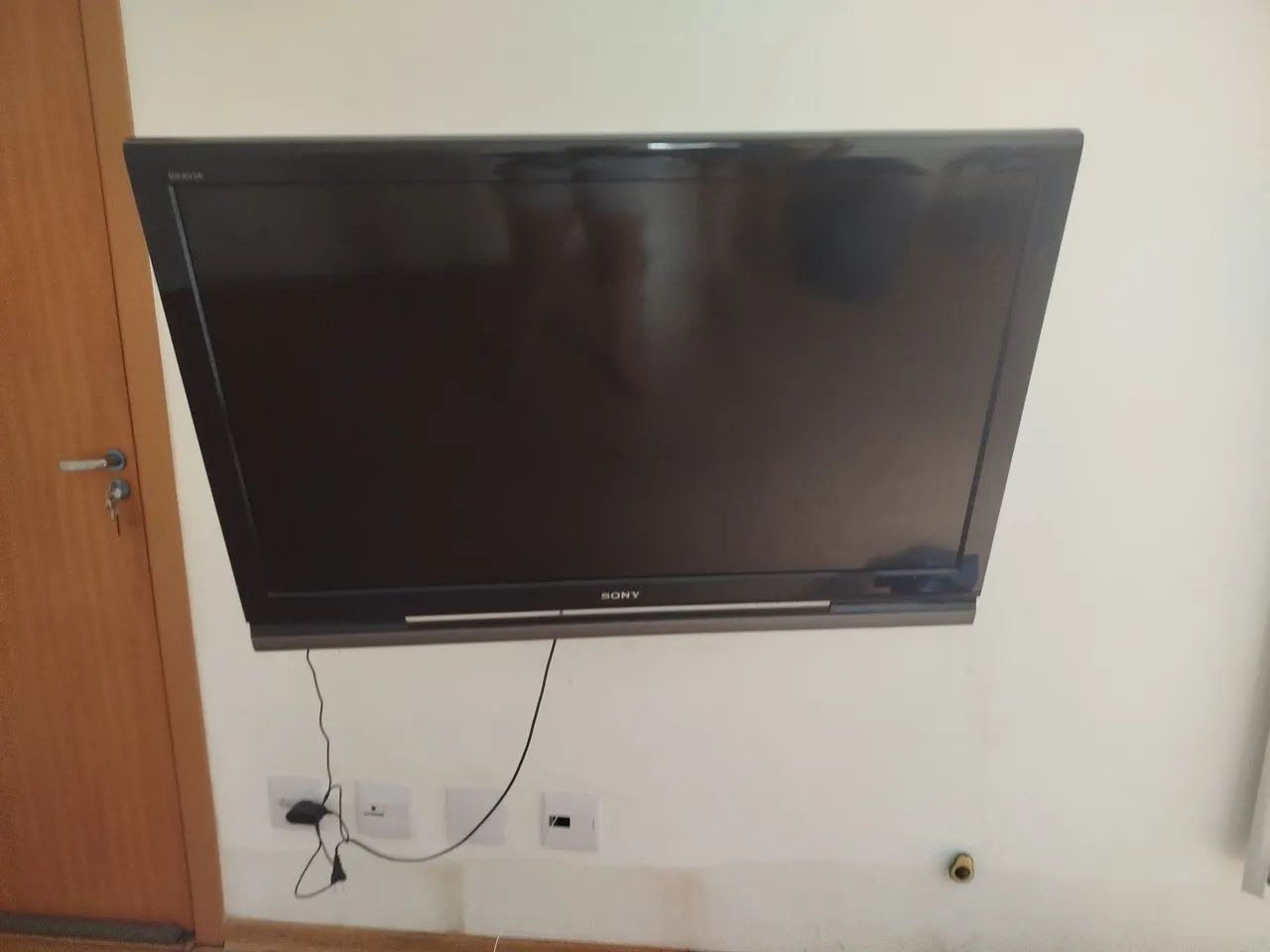 Tv 54 polegadas tela plana com Google Chrome Cast (TV vira smart)