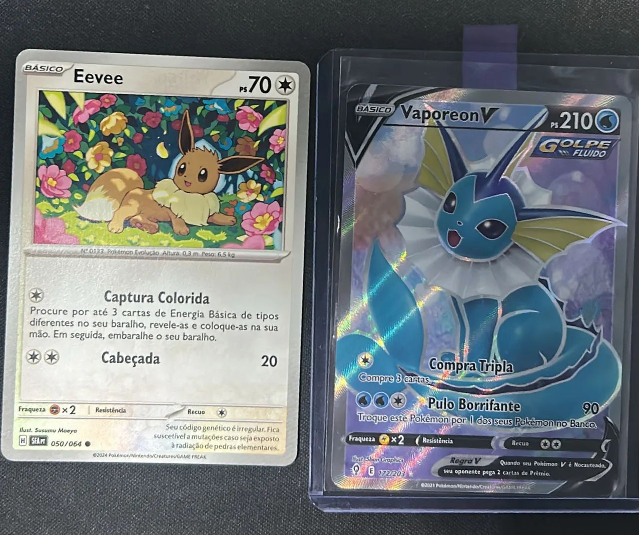 Carta pokemon vaporeon - Foto 4