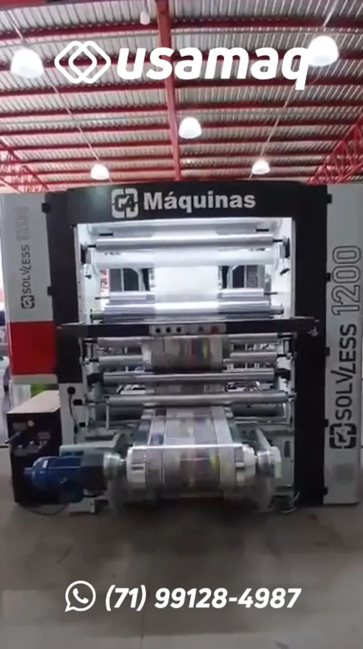 Laminadora 1200 G4 Nova Solventless com Sistema Shaftless