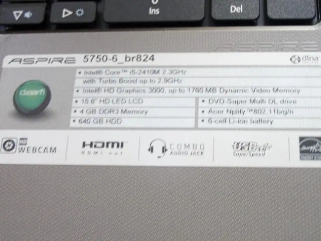 Notebook Acer i5 com defeito na placa - Foto 3