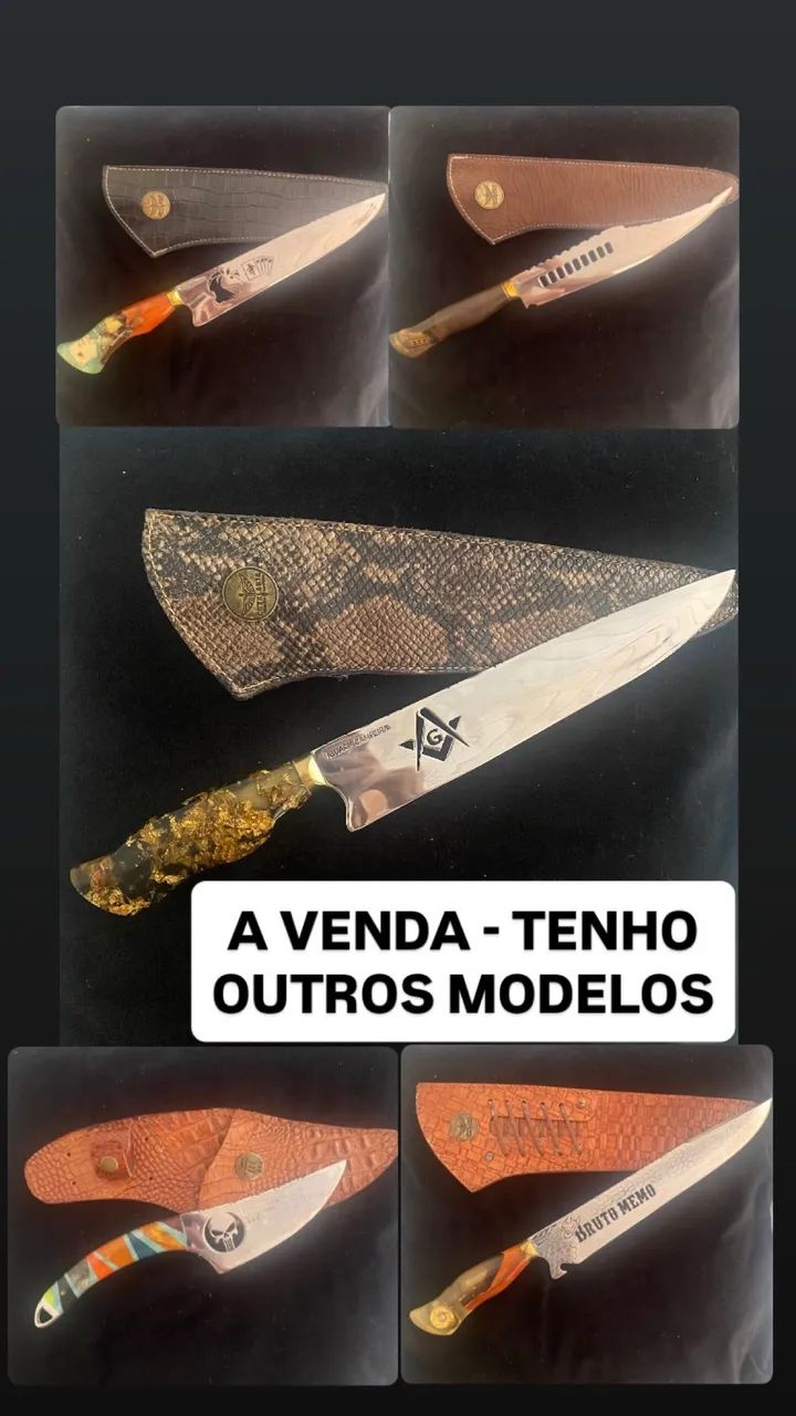 FACAS ARTESANAIS - NO PREÇO