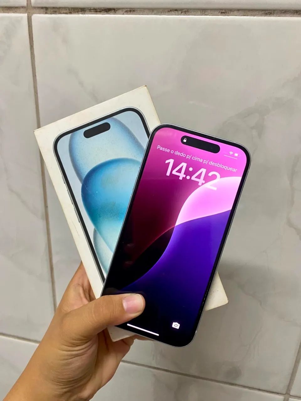 Iphone 15 128gb com nota fiscal e caixa.