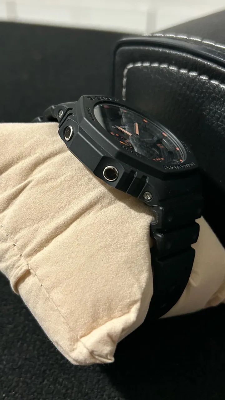 Relógio Casio G-Shock GA-2100 Carbon Core Guard Preto 200M - Foto 5