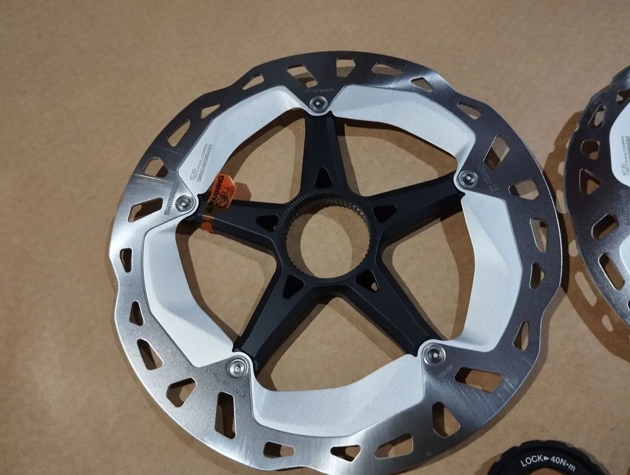 Par de discos Shimano xt Japan RT-MT800 Ice tech 180 e 160mm MTB