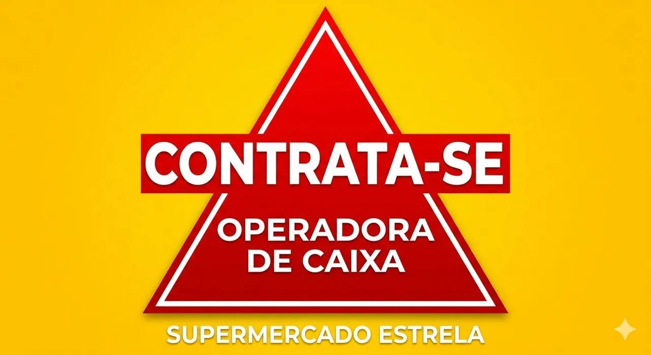 Contrata Operadora de Caixa, Supermercado Estrela Osternack