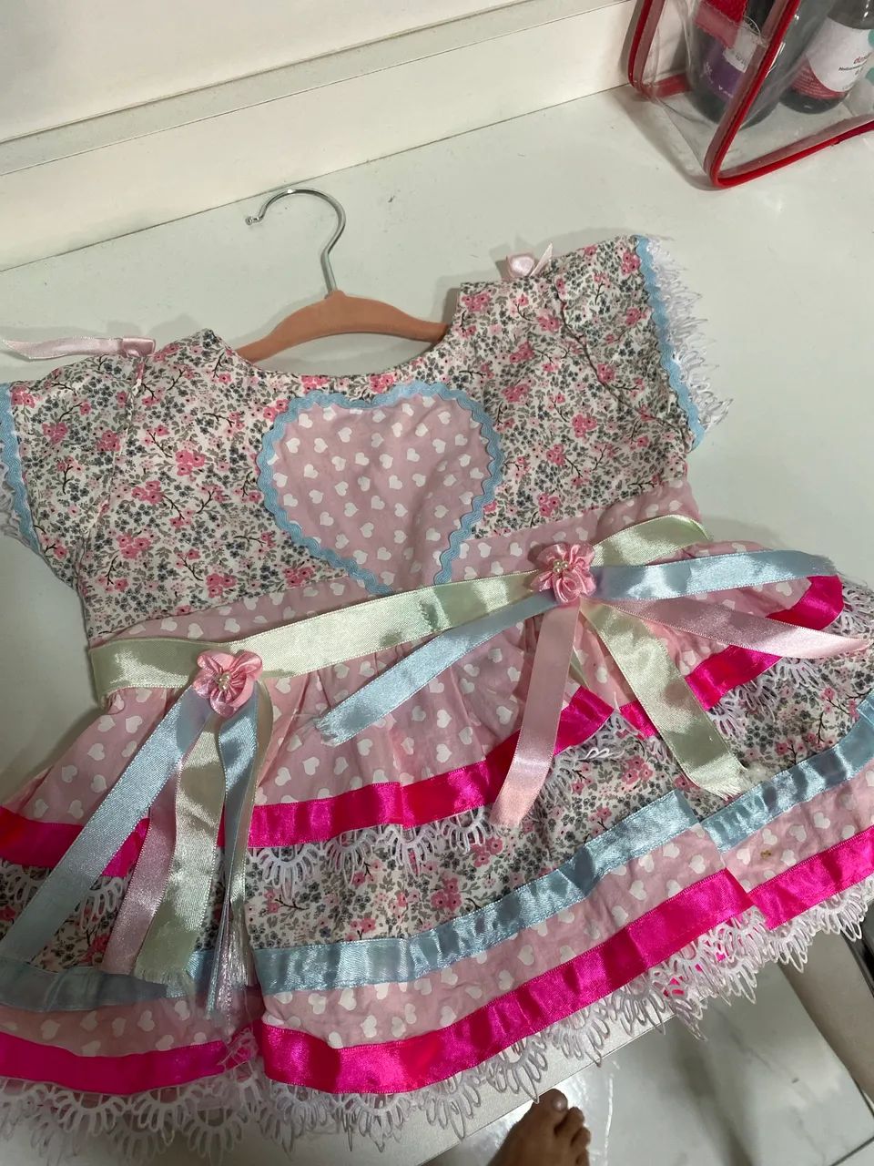 Vestido infantil Junino