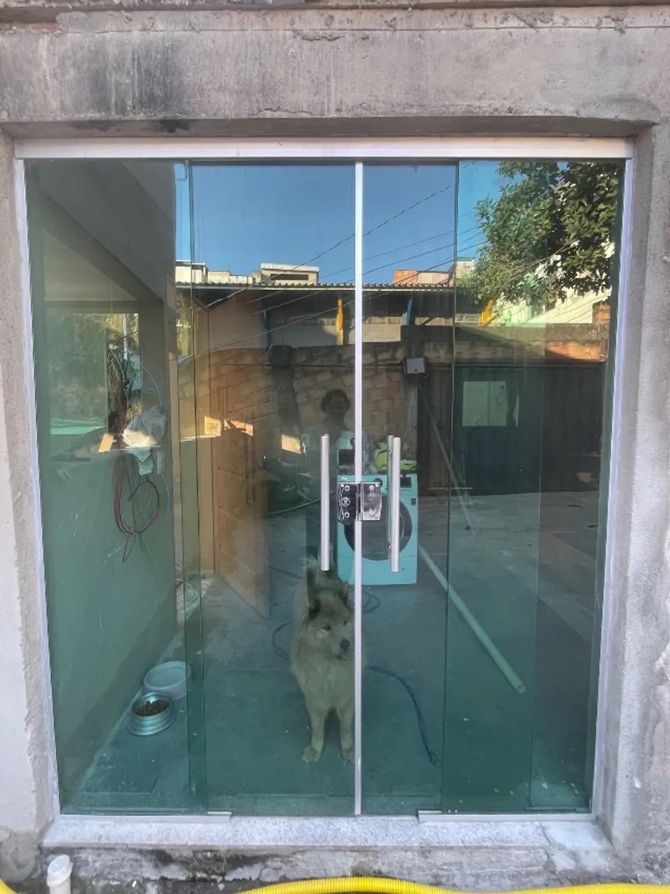 Porta de vidro 200x 210 LxA 4 folhas  - Foto 2